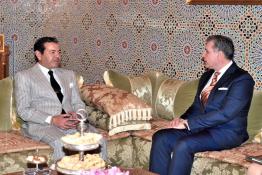 Image du Maroc Professionnelle de  Son Altesse Royale, le Prince Moulay Rachid reçoit en Sa résidence à Rabat, SAR le Prince Radu de Roumanie, qui effectue une visite de travail dans le Royaume. lundi 5 Mars 2018. (Photo/ SPPR) via Jalilbounhar.com 